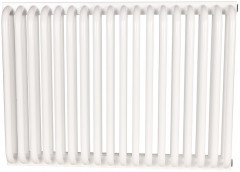 Стальной трубчатый радиатор 2-колончатый Rommer RST 2050/18 боковое подключение RAL9016