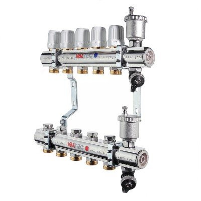 Коллекторный блок Valtec VTc.594.EMNX.0605 1", 5 x 3/4" евроконус