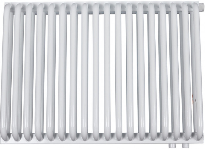 Стальной трубчатый радиатор 2-колончатый Rommer RST 2050/18 нижнее правое подключение RAL9016