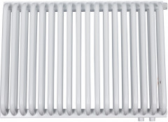 Стальной трубчатый радиатор 2-колончатый Rommer RST 2050/18 нижнее правое подключение RAL9016