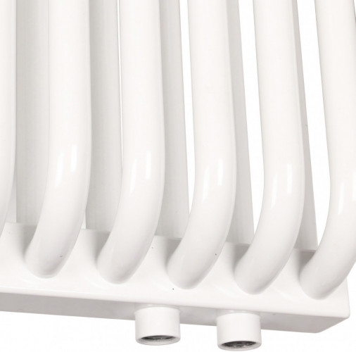 Стальной трубчатый радиатор 2-колончатый Rommer RST 2050/18 нижнее правое подключение RAL9016