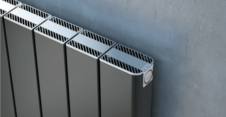 Алюминиевый радиатор STOUT Sebino 2000 4 секции (цвет 2748 cod.07 черный)