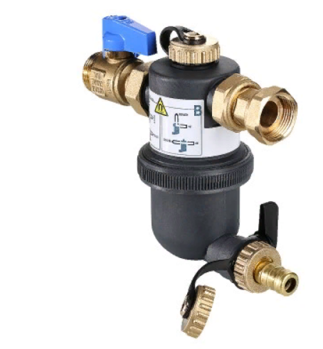 Фильтр дешламатор с пластиковым корпусом Dirstop 3/4" VT.383.B.05