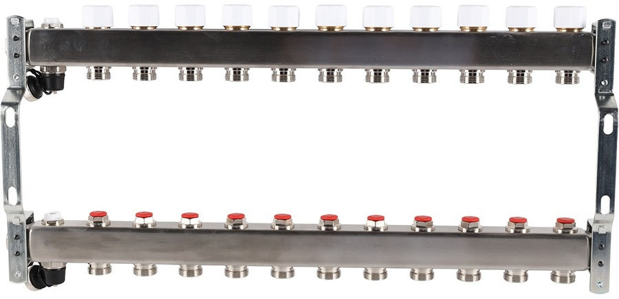 Для отопления Rommer 1"/3/4"x11 с запорными клапанами (RMS-3201-000011)