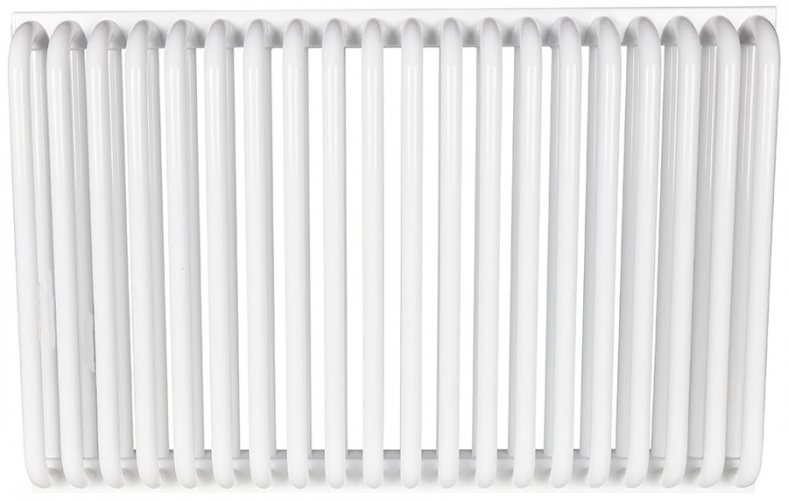 Стальной трубчатый радиатор 2-колончатый Rommer RST 2050/20 боковое подключение RAL9016