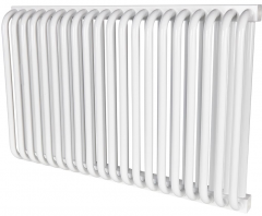 Стальной трубчатый радиатор 2-колончатый Rommer RST 2050/20 боковое подключение RAL9016