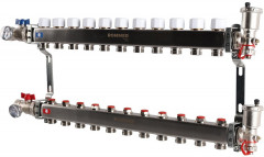 Для отопления Rommer 1"/3/4"x11 с запорными клапанами (RMS-3210-000011)