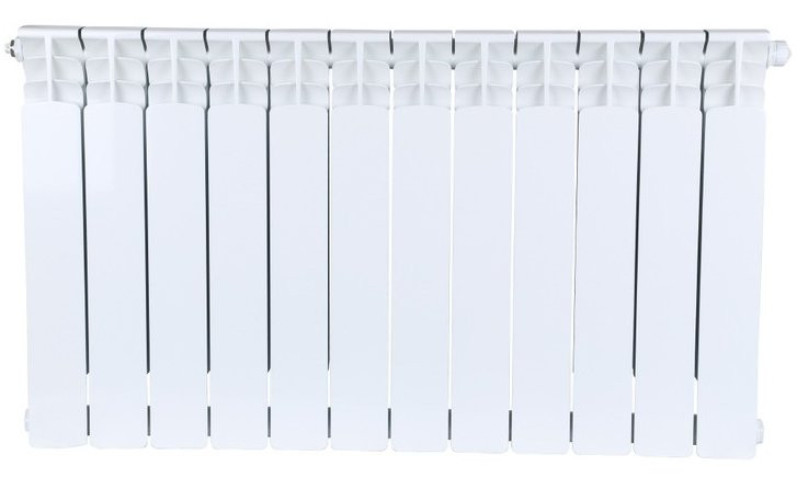 Радиатор биметаллический Stout Space 500 12 секций нижнее правое подключение