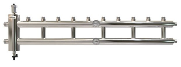 Распределительный коллектор с гидрострелкой GSK32-5.1 85 кВт 5+1 контур