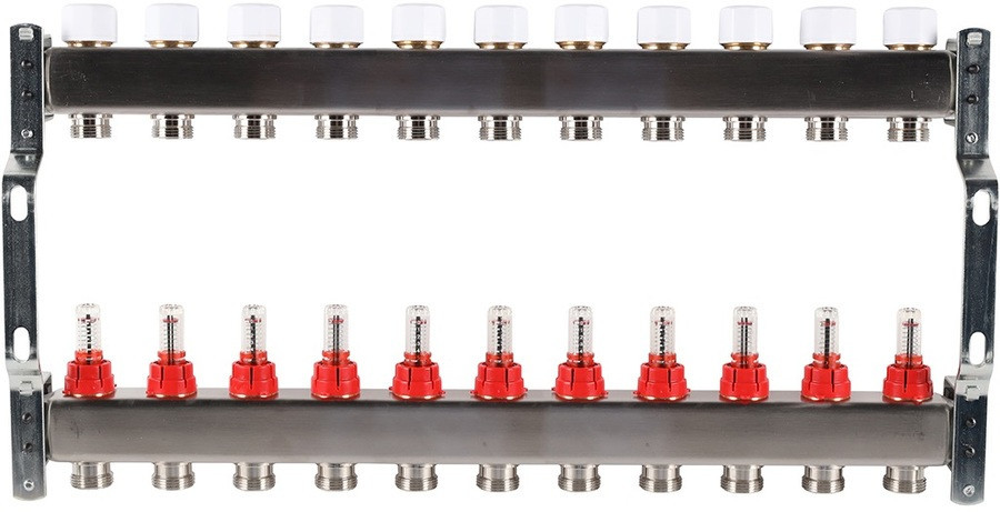 Для отопления Rommer 1"/3/4"x11 с расходомерами (RMS-1200-000011)