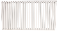 Стальной трубчатый радиатор 2-колончатый Rommer RST 2050/24 боковое подключение RAL9016