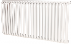 Стальной трубчатый радиатор 2-колончатый Rommer RST 2050/24 боковое подключение RAL9016