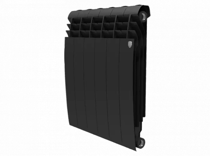 Биметаллический радиатор отопления Royal Thermo BiLiner 500 6 секций Noir Sable