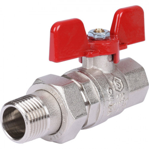 Кран шаровой с накидной гайкой STOUT 1/2 SVB-1007-000015