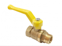 Кран шаровый газовый VALFEX 3/4" ВН/НР ручка 11Б27фтМ