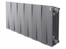 Биметаллический радиатор отопления Royal Thermo PianoForte 300 12 секций Silver Satin