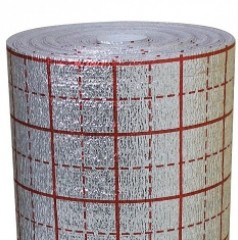 Подложка для теплого пола ИЗОКОМ 1.2м х 25м х 3мм