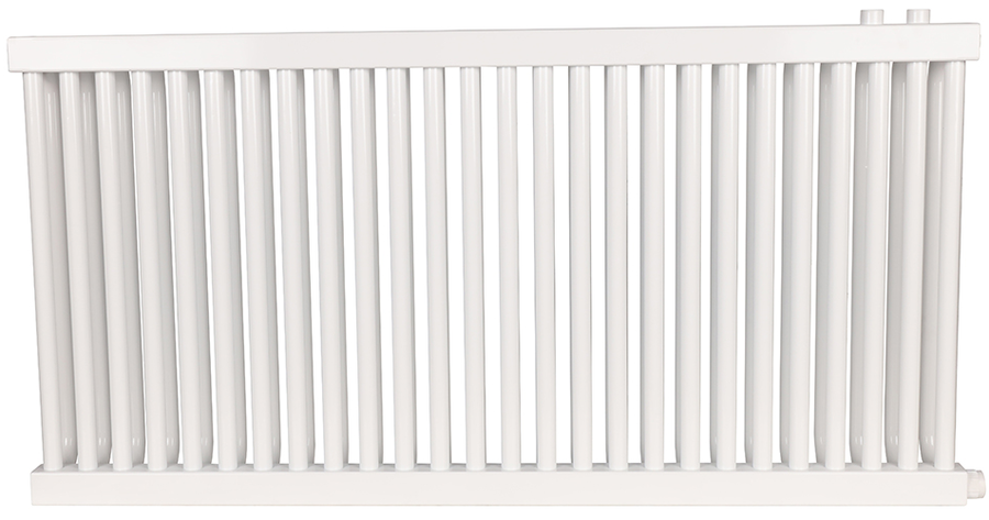 Стальной трубчатый радиатор 2-колончатый Rommer RST 2050/26 нижнее правое подключение RAL9016