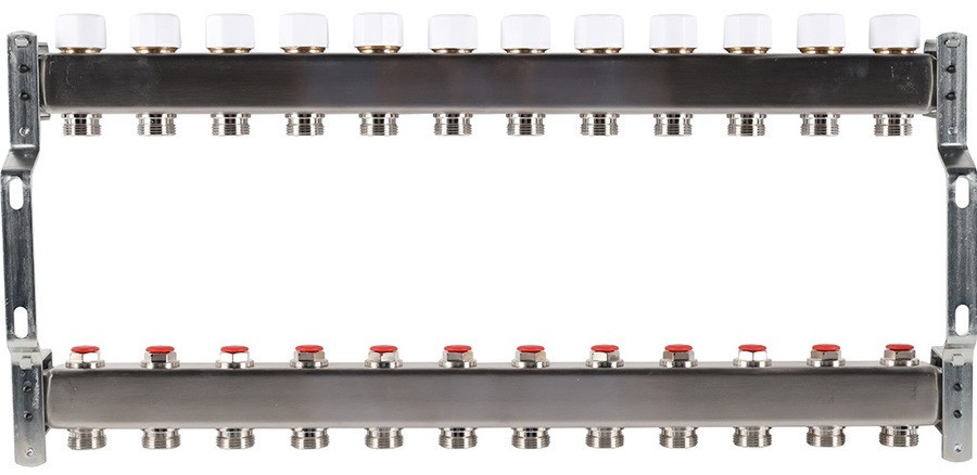 Для отопления Rommer 1"/3/4"x12 с запорными клапанами (RMS-3200-000012)