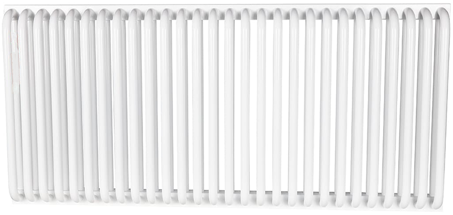 Стальной трубчатый радиатор 2-колончатый Rommer RST 2050/28 боковое подключение RAL9016