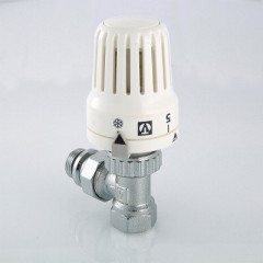 Клапан с термостатической головкой для радиатора угловой Valtec 1/2 VT.047.N.04