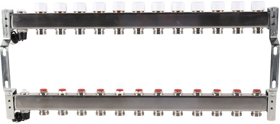 Для отопления Rommer 1"/3/4"x12 с запорными клапанами (RMS-3201-000012)