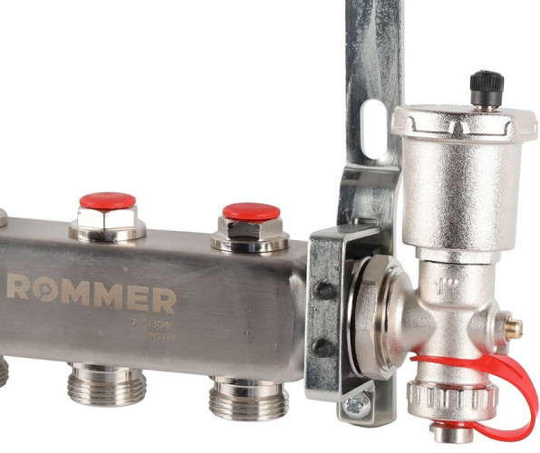 Для отопления Rommer 1"/3/4"x12 с запорными клапанами (RMS-3210-000012)