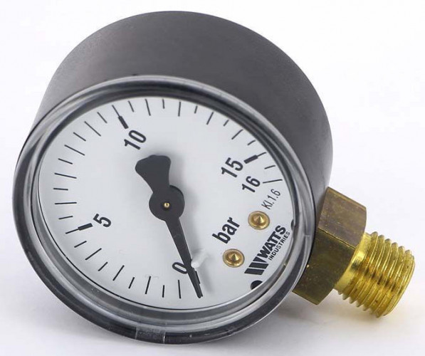 Манометр радиальный Watts F+R200 (MDR) 50/ 16x1/4"