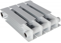 Биметаллический радиатор STOUT ALPHA 350 4 секции (SRB-2310-035004)