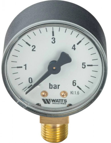 Манометр радиальный Watts F+R200 (MDR) 50/ 6x1/4"
