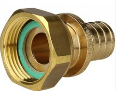 Переходник аксиальный с накидной гайкой STOUT 20x3/4 SFA-0019-002034