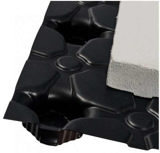 Мат для теплого пола STOUT с бобышками черный 1100х800х20 SMF-0001-110802