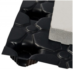 Мат для теплого пола STOUT с бобышками черный 1100х800х20 SMF-0001-110802