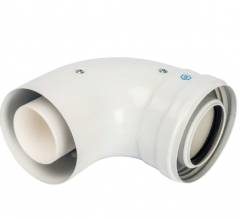 Отвод STOUT 90° DN60 для конденсационного котла