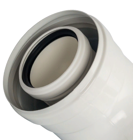 Отвод STOUT 90° DN60 для конденсационного котла