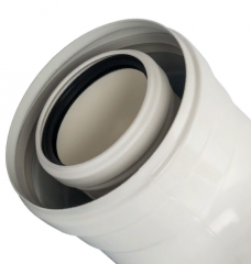 Отвод STOUT 90° DN60 для конденсационного котла