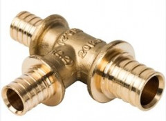 Тройник аксиальный STOUT 20х16х16 SFA-0014-201616