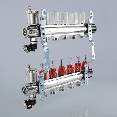 Коллекторный блок Valtec VTc.596.EMNX.0605 1", 5 x 3/4" евроконус