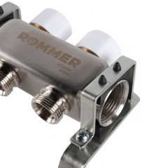 Для отопления Rommer 1"/3/4"x2 с запорными клапанами (RMS-3200-000002)