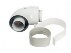 Отвод коаксиальный STOUT 90° D 60/100