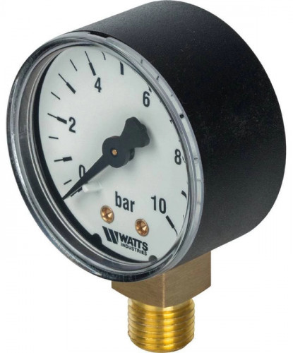 Манометр радиальный Watts F+R200 (MDR) 80/ 10x1/2"