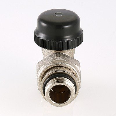 Клапан термостатический для радиатора угловой с преднастройкой Valtec KV 0,1-0,6 1/2" VT.037.N.04