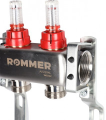 Для отопления Rommer 1"/3/4"x2 с расходомерами (RMS-1200-000002)