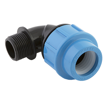 Отвод с наружной трубной резьбой PP Джилекс 20х1/2" П ПНД