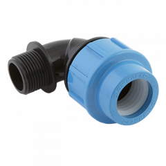 Отвод с наружной трубной резьбой PP Джилекс 20х1/2" П ПНД