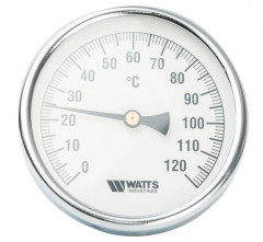 Термометр биметаллический с погружной гильзой Watts F+R801 (T) 100/75