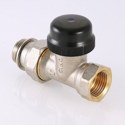 Клапан термостатический для радиатора прямой с преднастройкой Valtec 3/4 VT.038.N.05