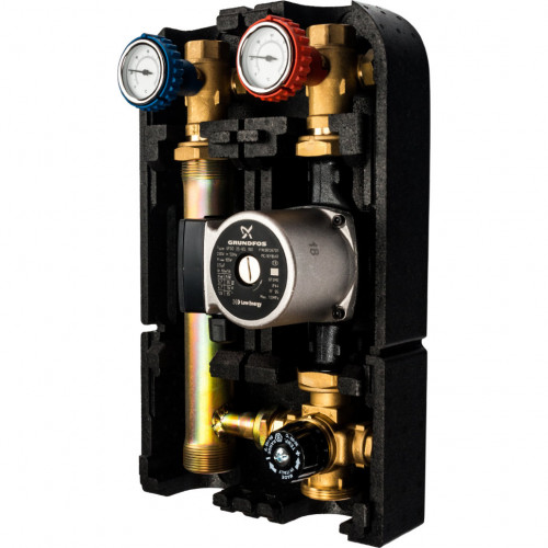 Насосно-смесительный узел с байпасом насос STOUT Grundfos UPSO 25-65 130 SDG-0002-002502