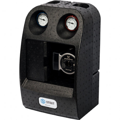 Насосно-смесительный узел с байпасом насос STOUT Grundfos UPSO 25-65 130 SDG-0002-002502