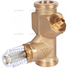 Балансировочный вентиль Watts НP SRV-AG15 с расходомером(1.2-16л/м)